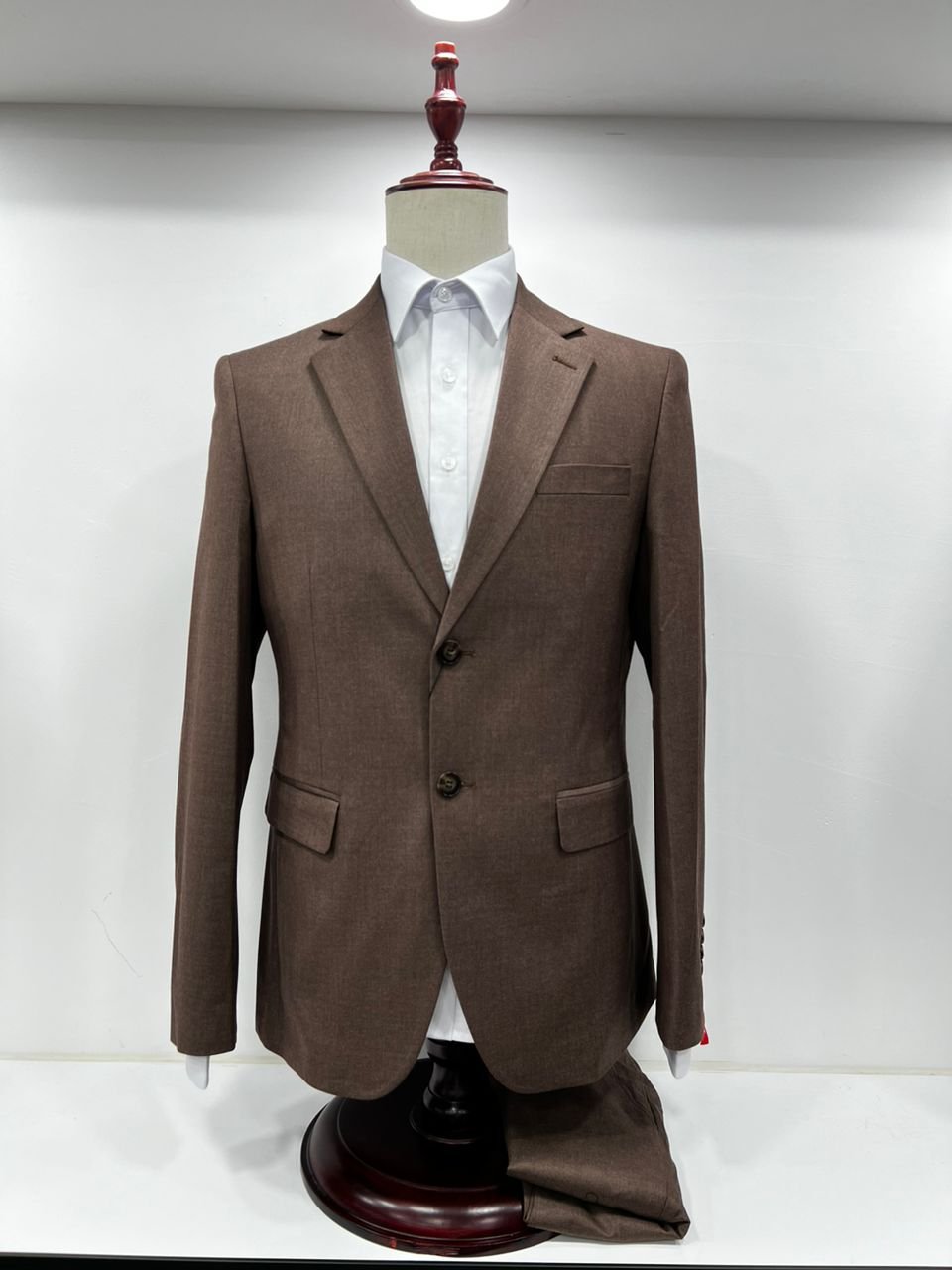 Costume 2 pièces marron