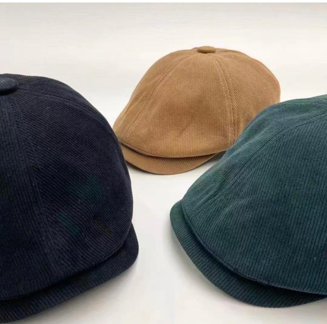 Casquette gavroche en velours